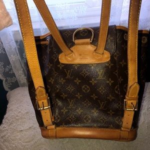 Louis Vuitton Montsouris Monogram Leather Backpack